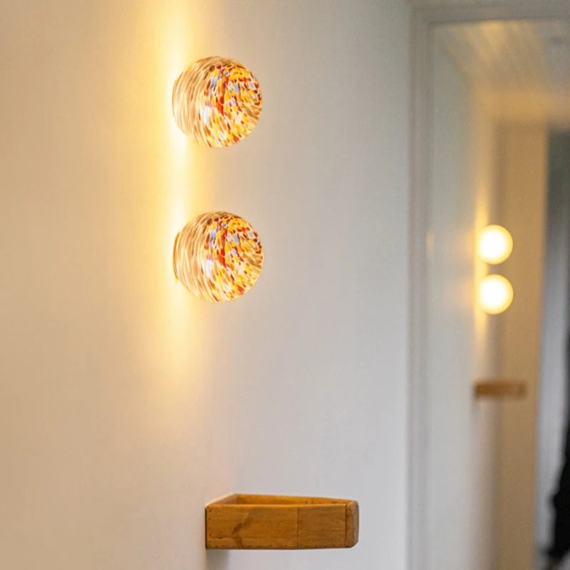 Vetro Alu Sconce